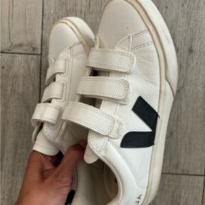 Veja sneakers white and black velcrow